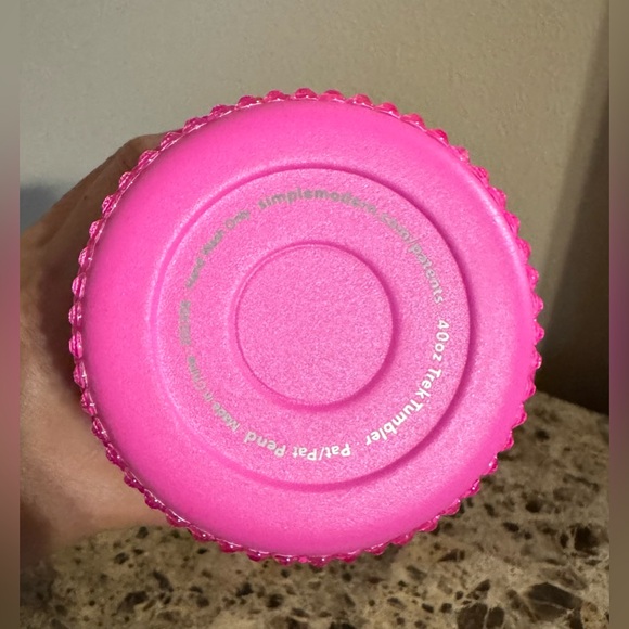 Simple Modern CUSTOM “R” 40 oz Tumbler | TREK COLLECTION | RASPBERRY VIBES💖 - Picture 7 of 7